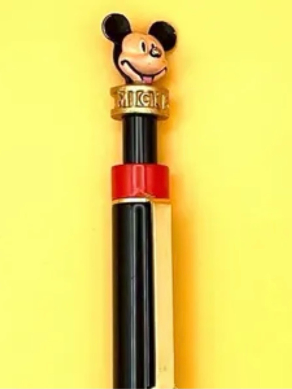 Vintage Mickey Mouse, pen Character Pen with Gold Accents